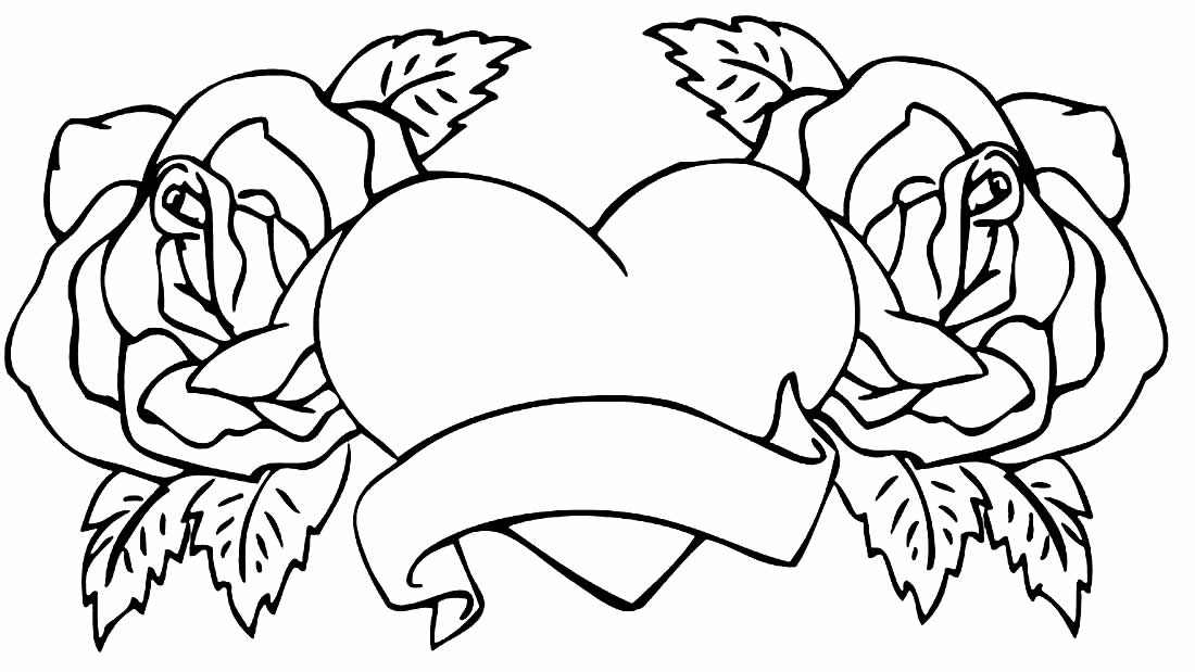 Desenho de rosas para pintar