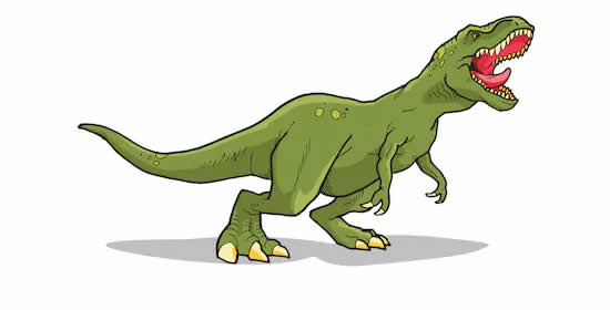 Desenho de T-Rex