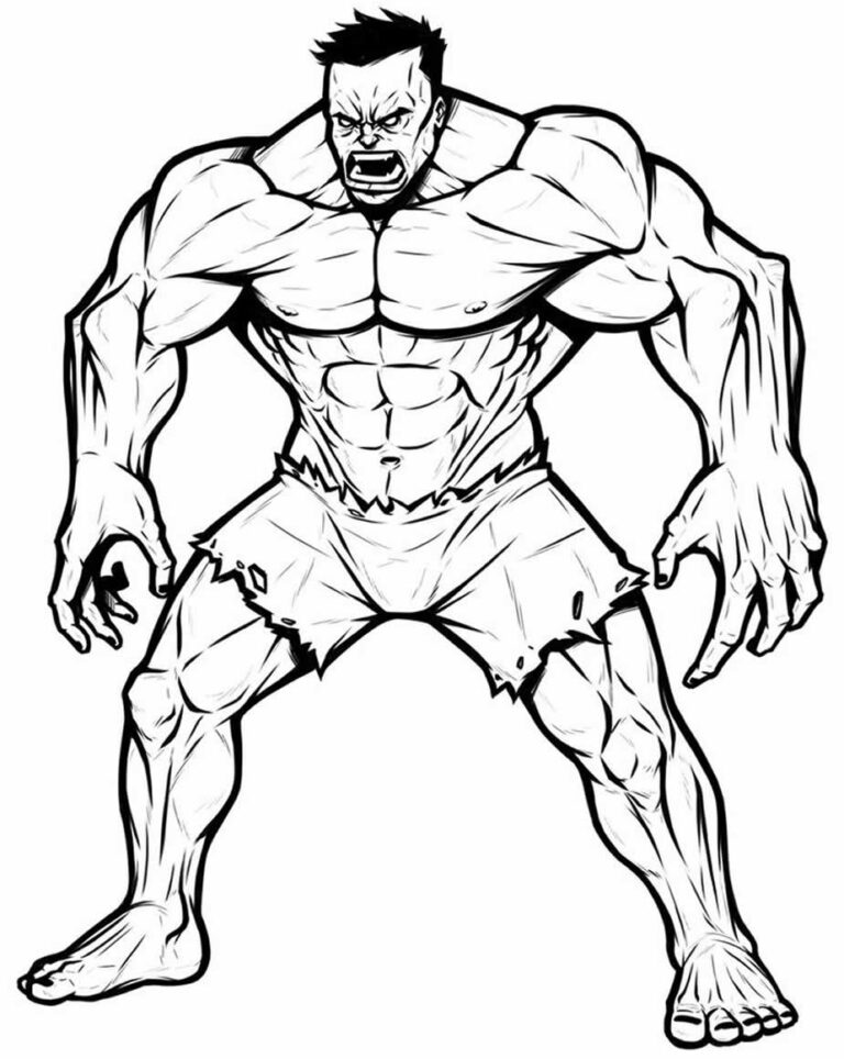 Desenhos para colorir do Hulk - Dicas Práticas