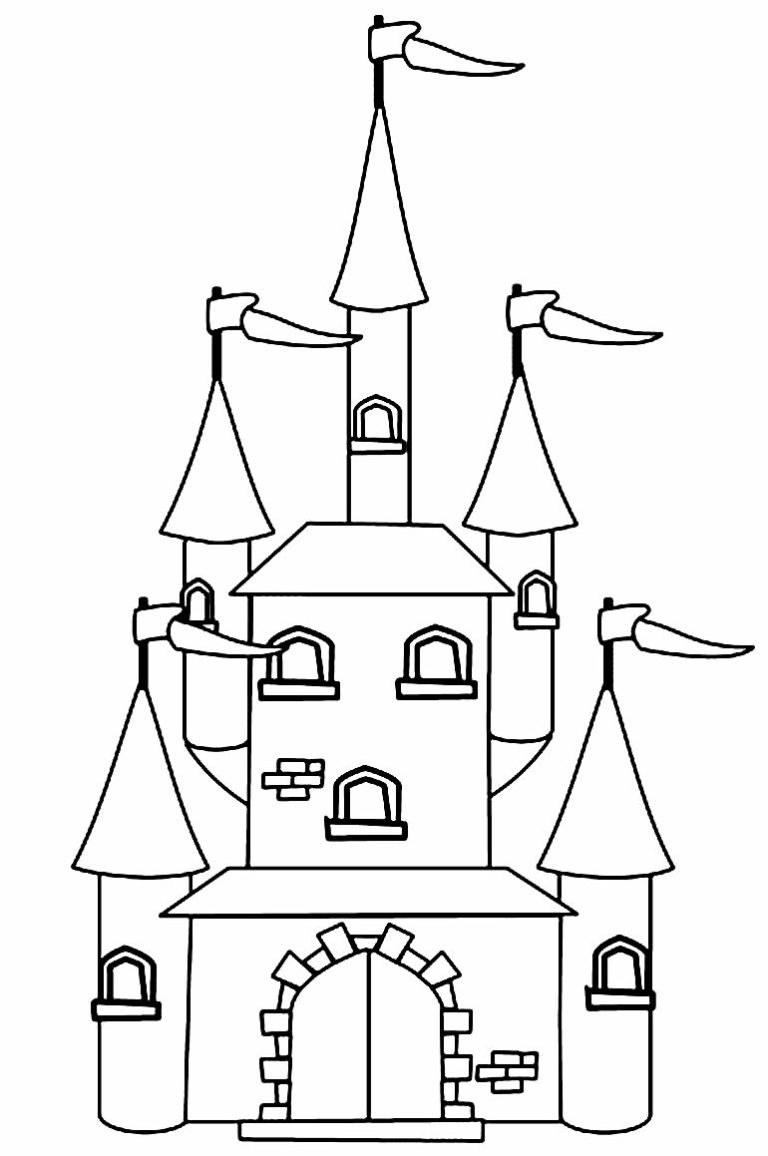 50+ Desenhos de Castelo para imprimir e colorir - Dicas Práticas