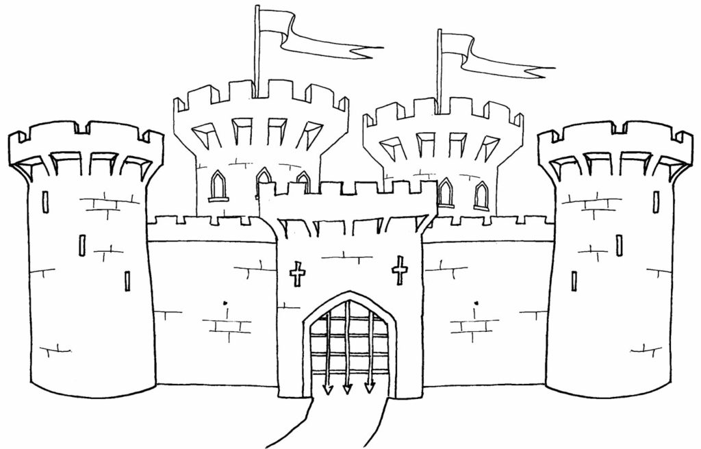 50+ Desenhos de Castelo para imprimir e colorir - Dicas Práticas