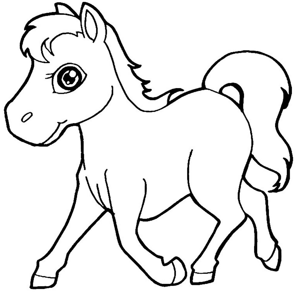 Imagem de Cavalo para colorir