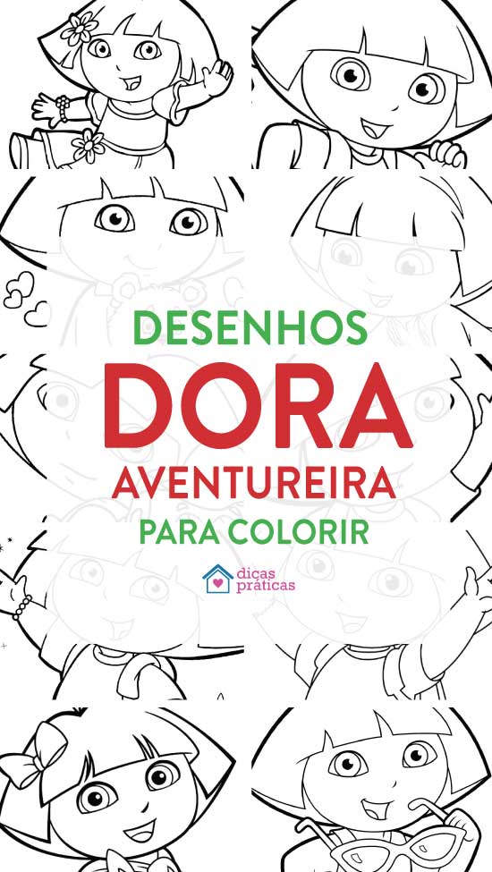 Desenhos para colorir de Dora Aventureira