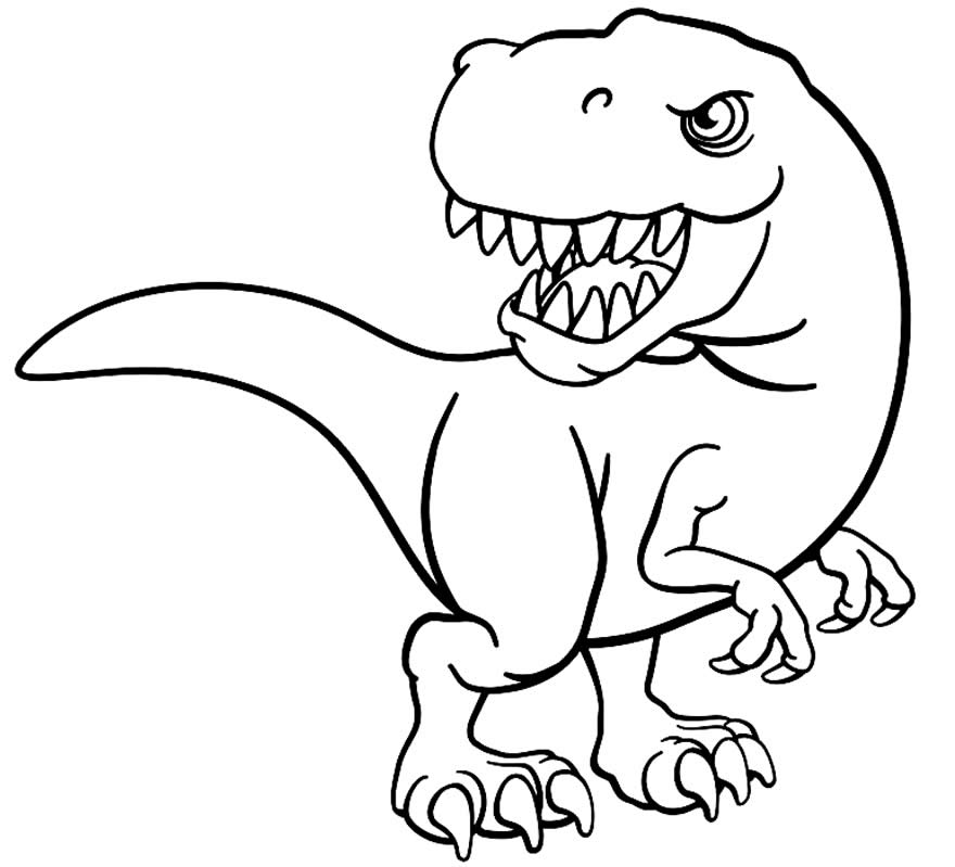 T Rex Legal Para Colorir Imprimir E Desenhar Colorir Me - PDMREA