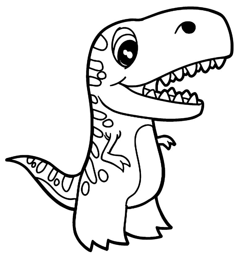 Total 81+ imagem desenhos para colorir dinossauros rex - br ...