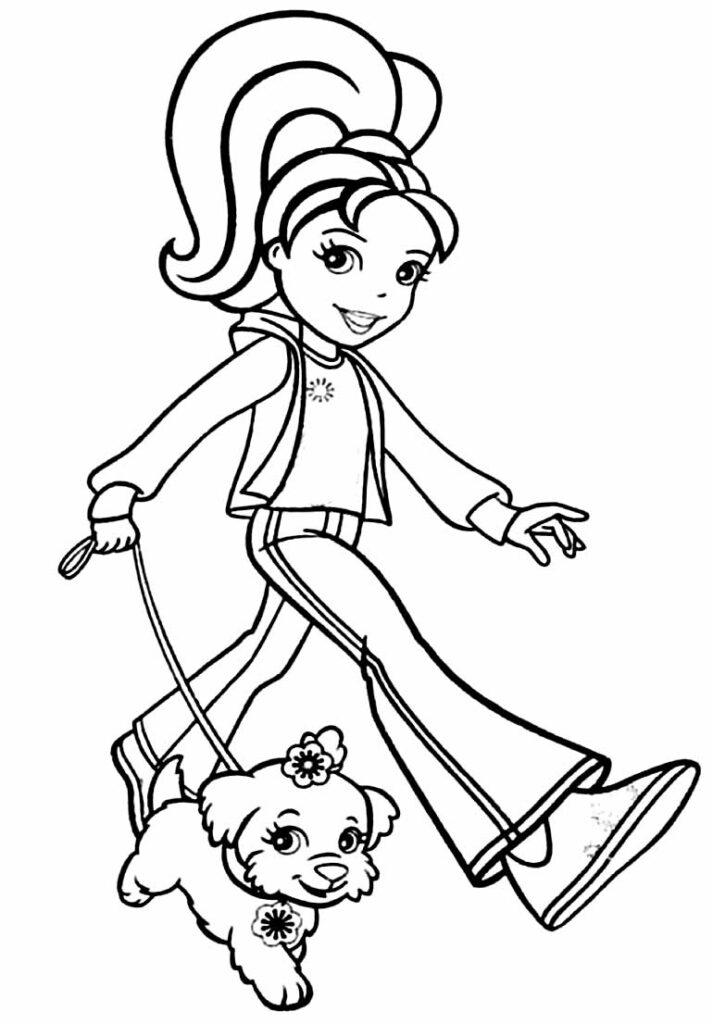 30+ Desenhos da Polly Pocket para imprimir e colorir - Dicas Práticas