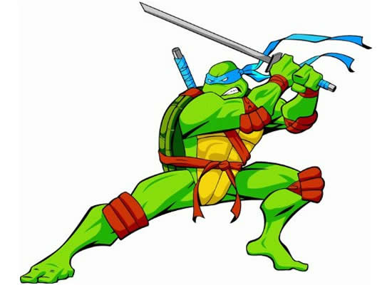 Desenho Colorido das Tartarugas Ninjas