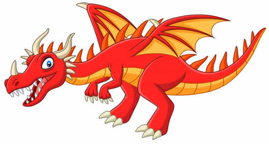 Desenho de dragão