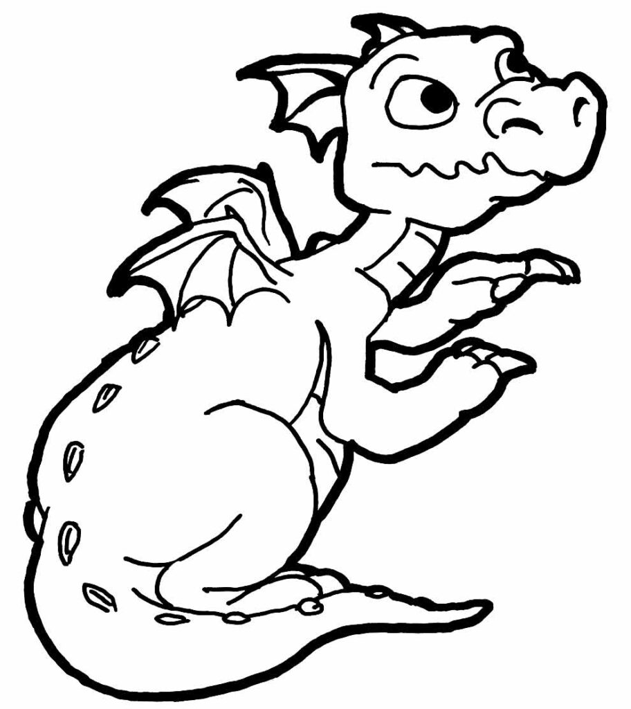 50+ Desenhos para colorir de Dragão - Dicas Práticas