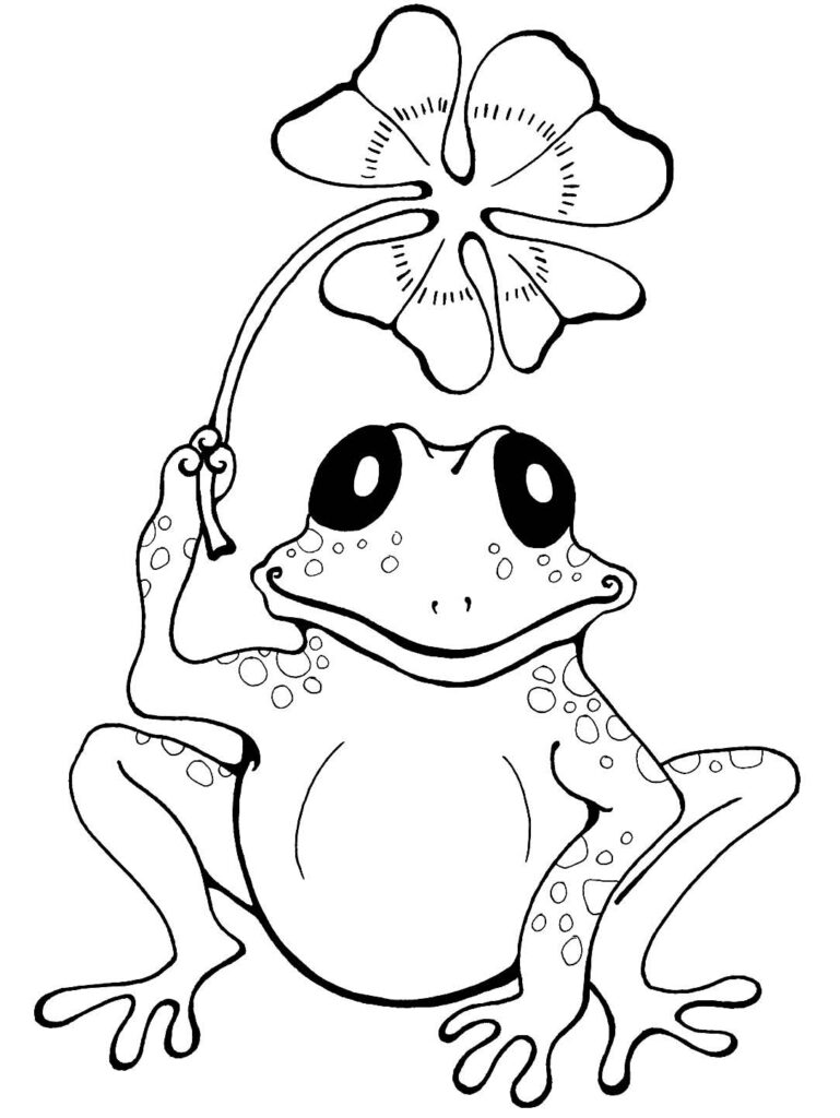 50+ Desenhos de Sapo para colorir - Dicas Práticas