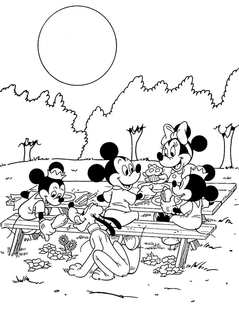 50+ Desenhos do Mickey para colorir - Dicas Práticas
