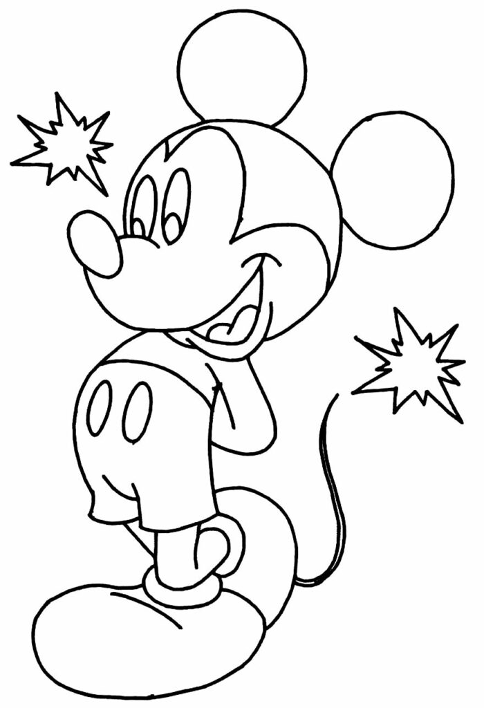 50+ Desenhos do Mickey para colorir - Dicas Práticas