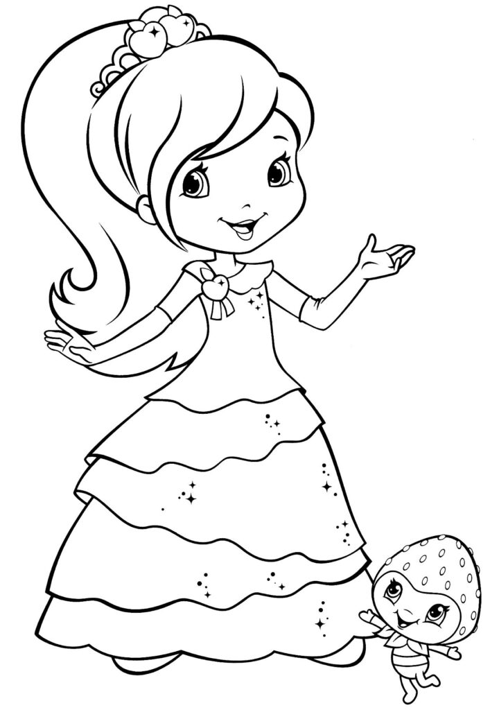 30+ Desenhos para colorir da Moranguinho - Dicas Práticas