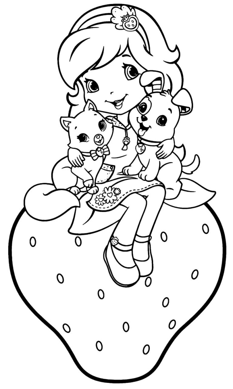30+ Desenhos para colorir da Moranguinho - Dicas Práticas