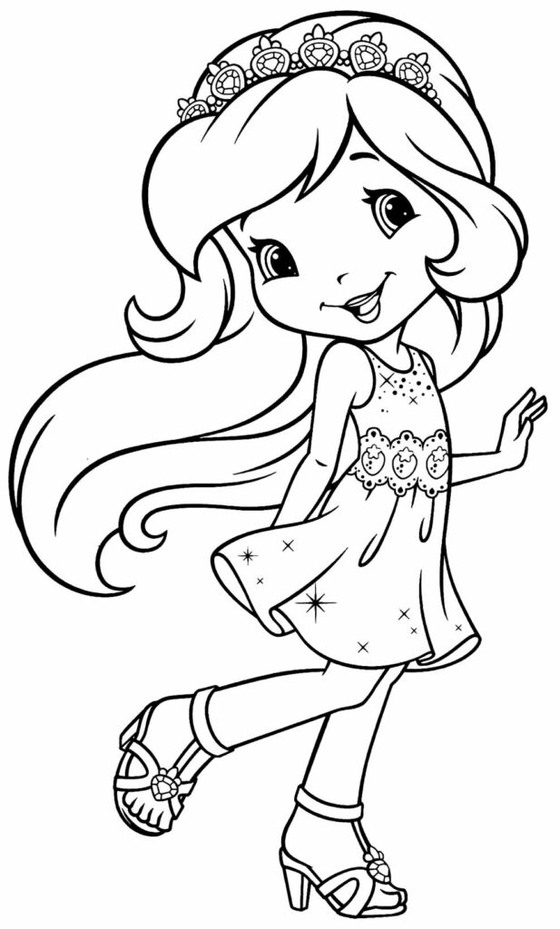 30+ Desenhos para colorir da Moranguinho - Dicas Práticas