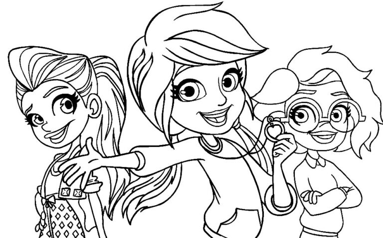 30+ Desenhos da Polly Pocket para imprimir e colorir - Dicas Práticas
