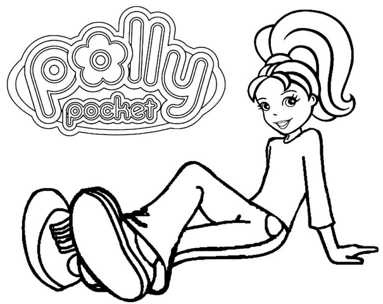 30+ Desenhos da Polly Pocket para imprimir e colorir - Dicas Práticas