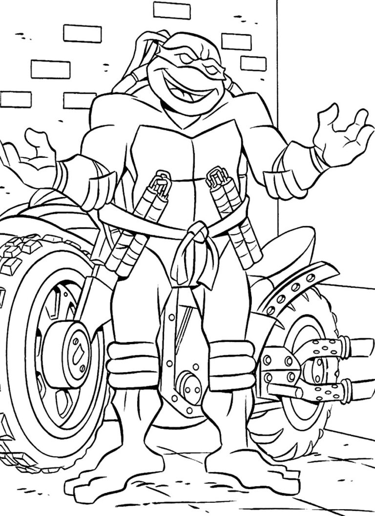 50+ Desenhos das Tartarugas Ninjas para colorir - Dicas Práticas