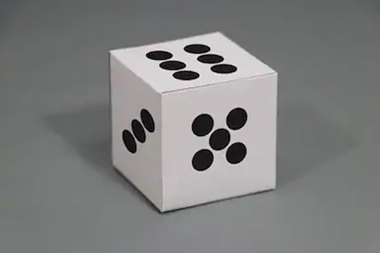Faça lindos dados de papel em casa
