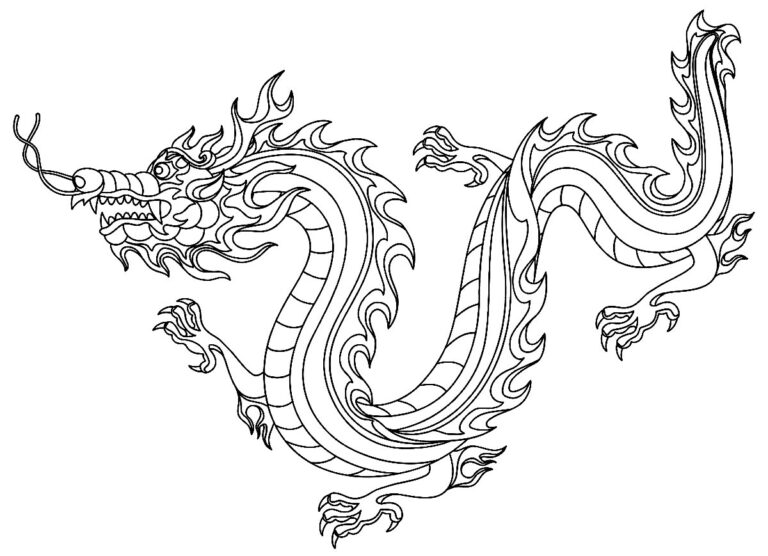 50+ Desenhos para colorir de Dragão - Dicas Práticas