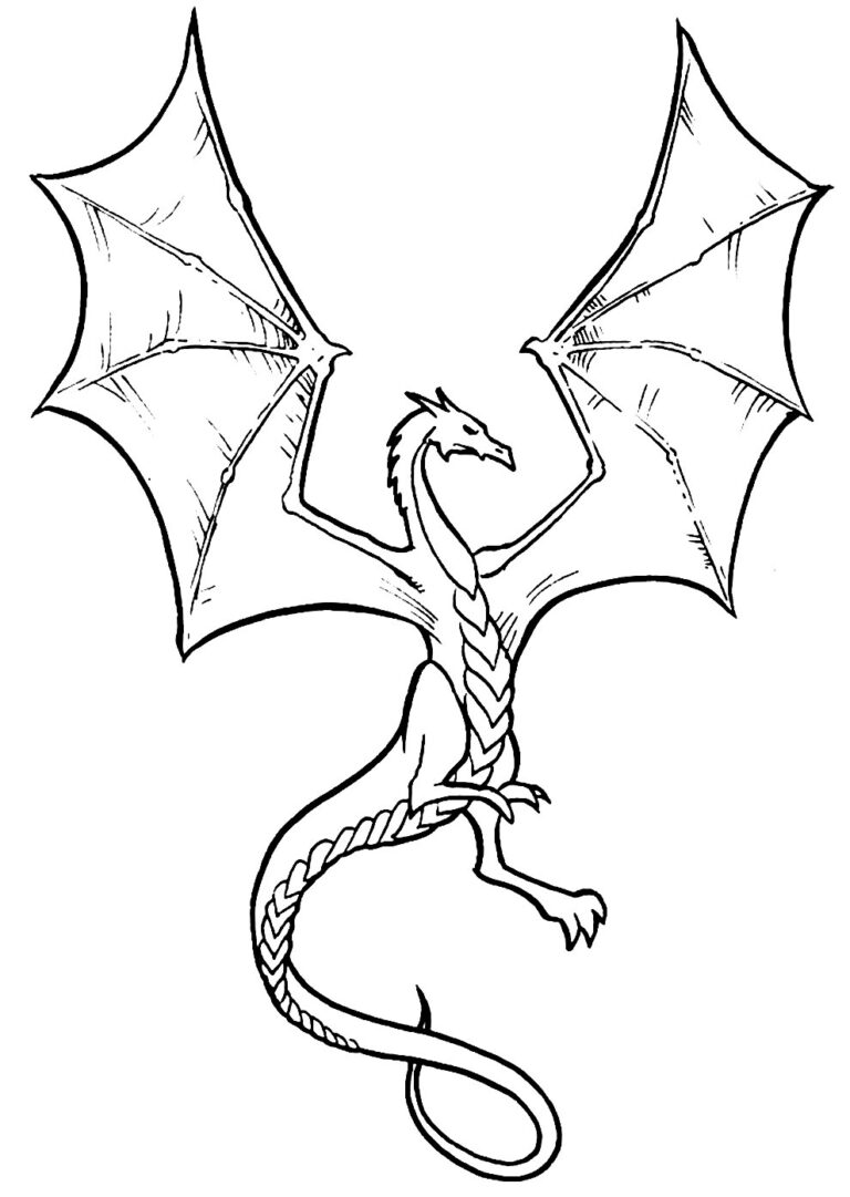 50+ Desenhos para colorir de Dragão - Dicas Práticas