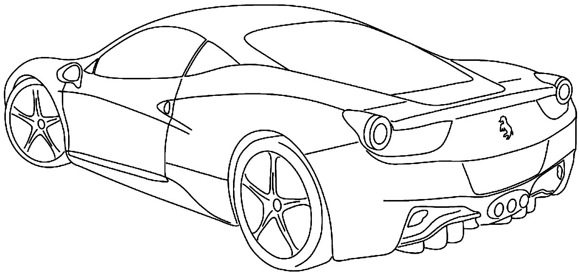 Desenhos de Ferrari para colorir - Dicas Práticas