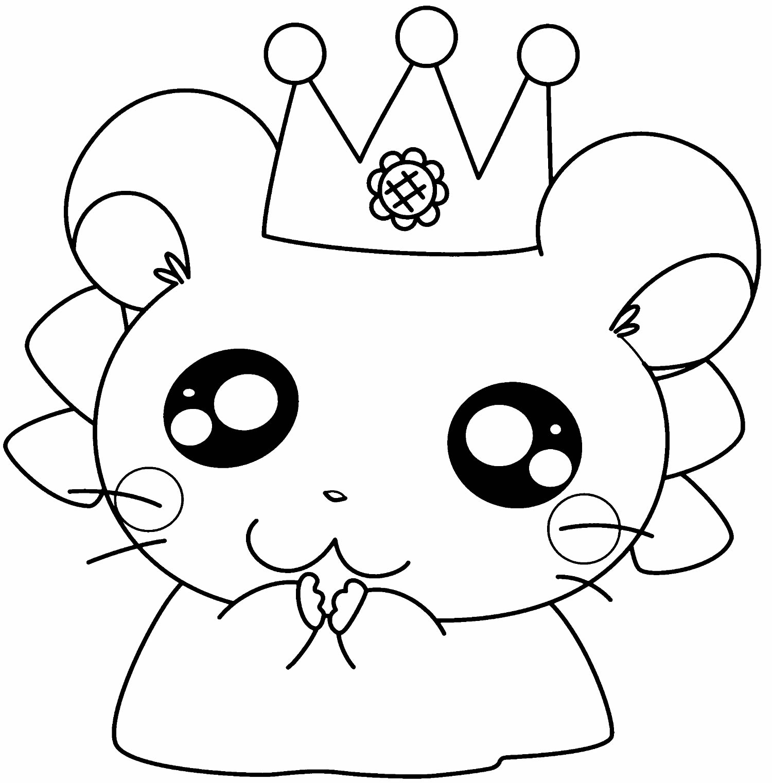 Imagem de Hamtaro para pintar