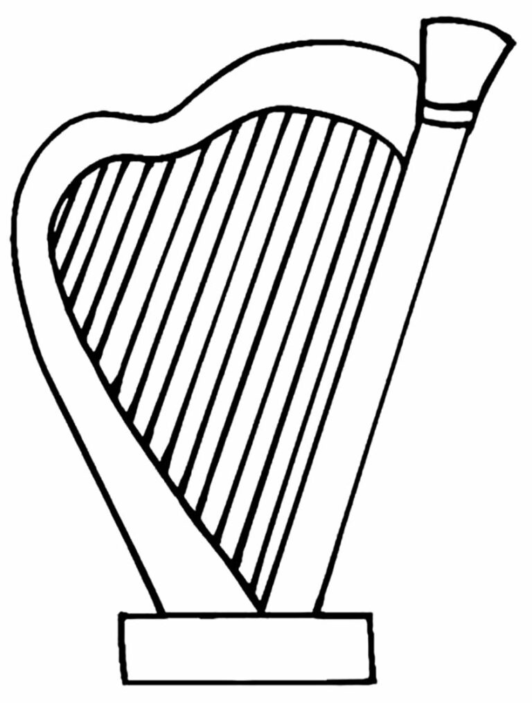 50+ Instrumentos Musicais para imprimir e colorir - Dicas Práticas