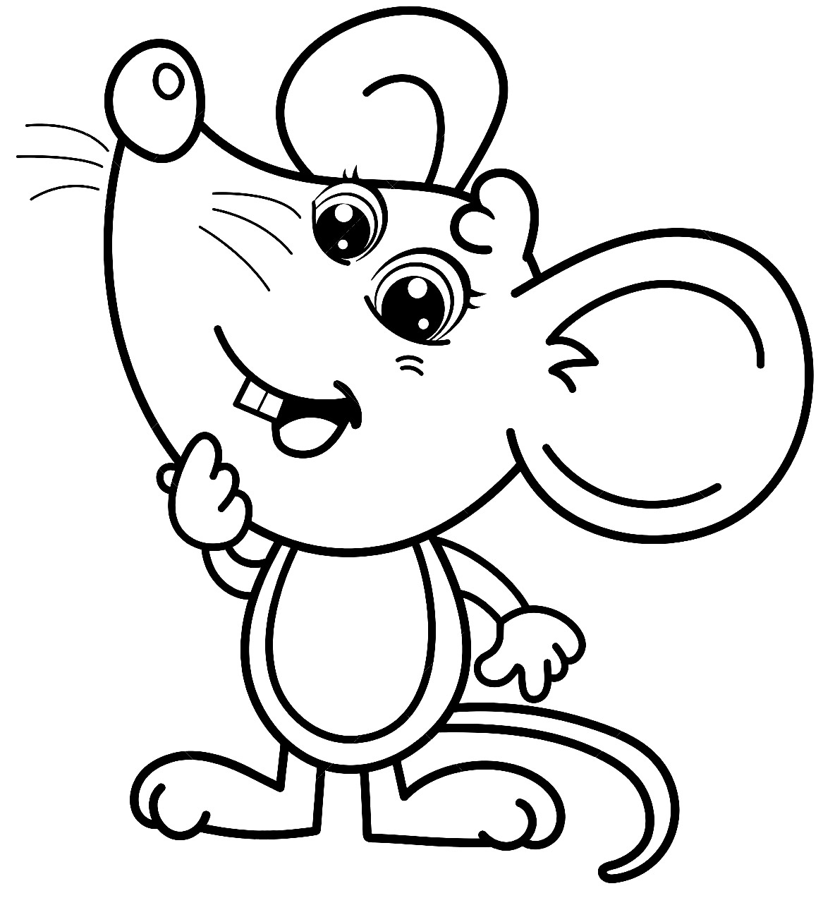 Imagem de Ratinho para pintar