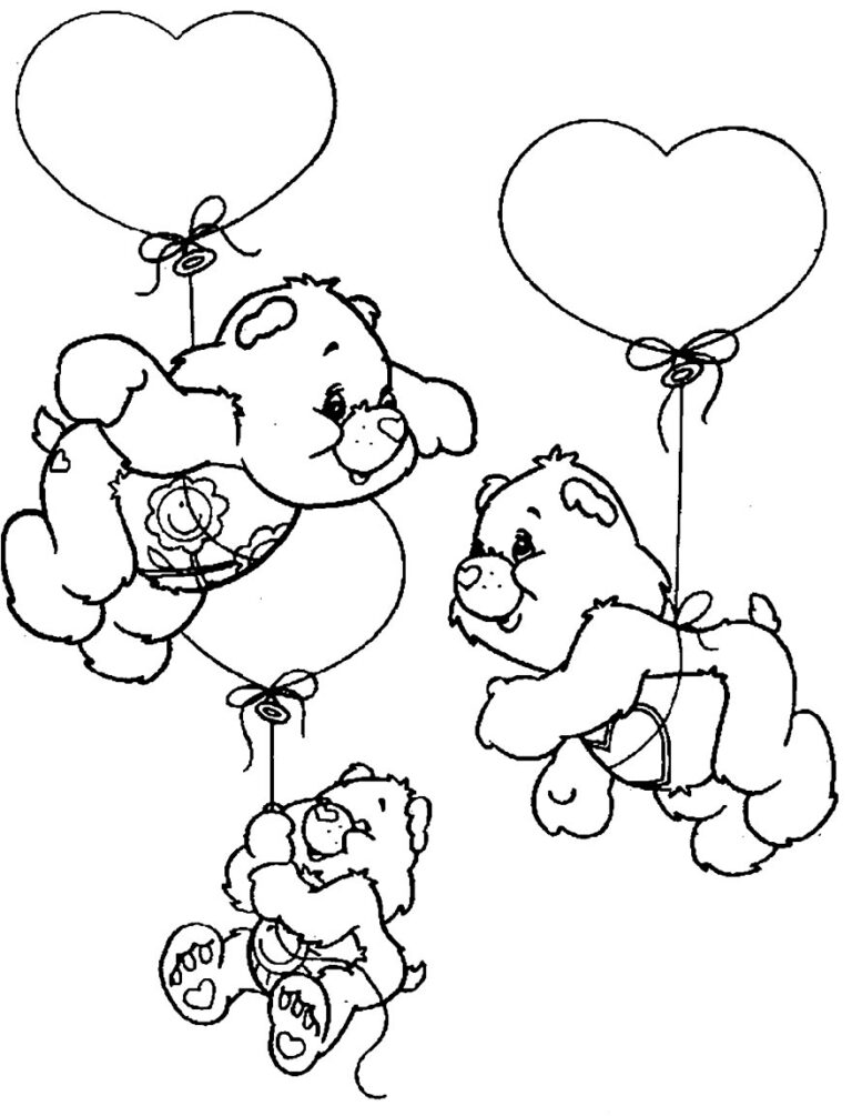 30+ Desenhos para colorir dos Ursinhos Carinhosos - Dicas Práticas
