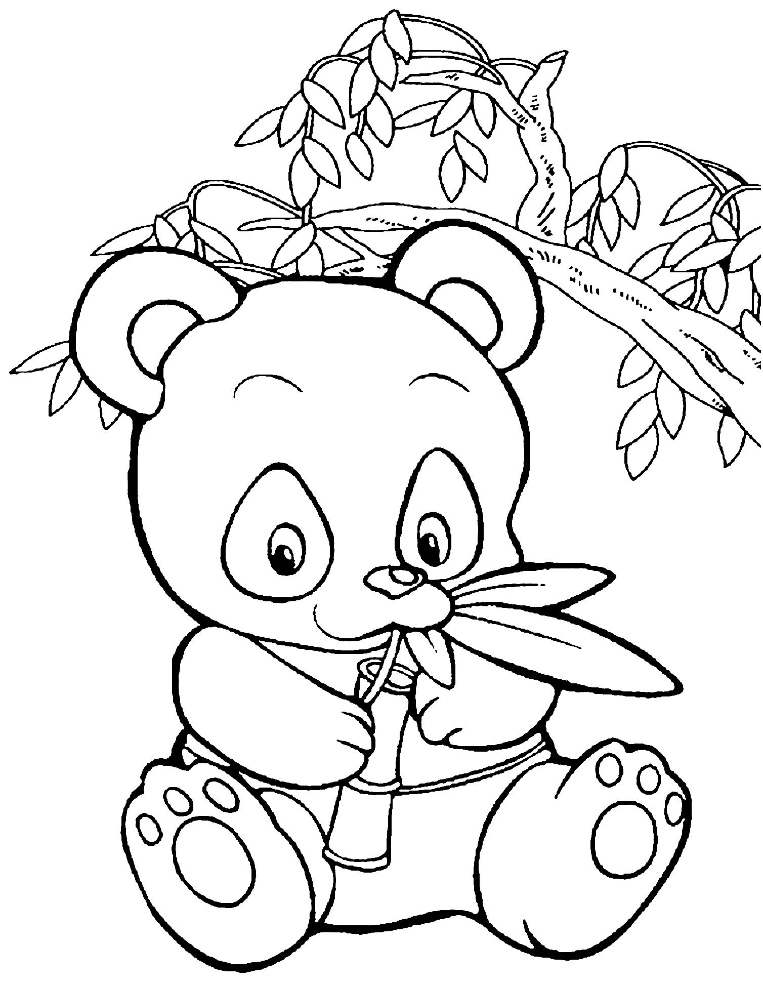 Desenho de Panda para colorir