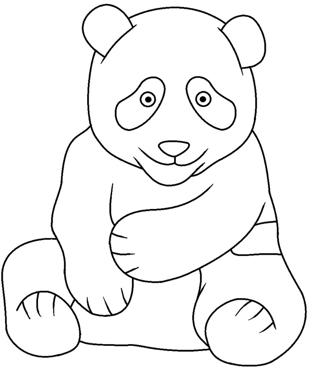 Imagem de Panda para colorir