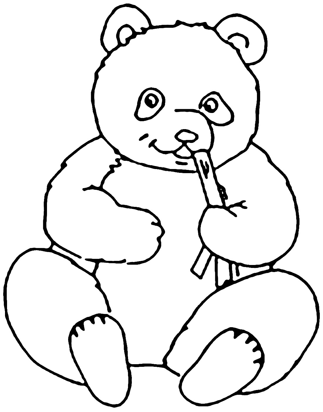 30+ Desenhos de Panda para colorir - Dicas Práticas