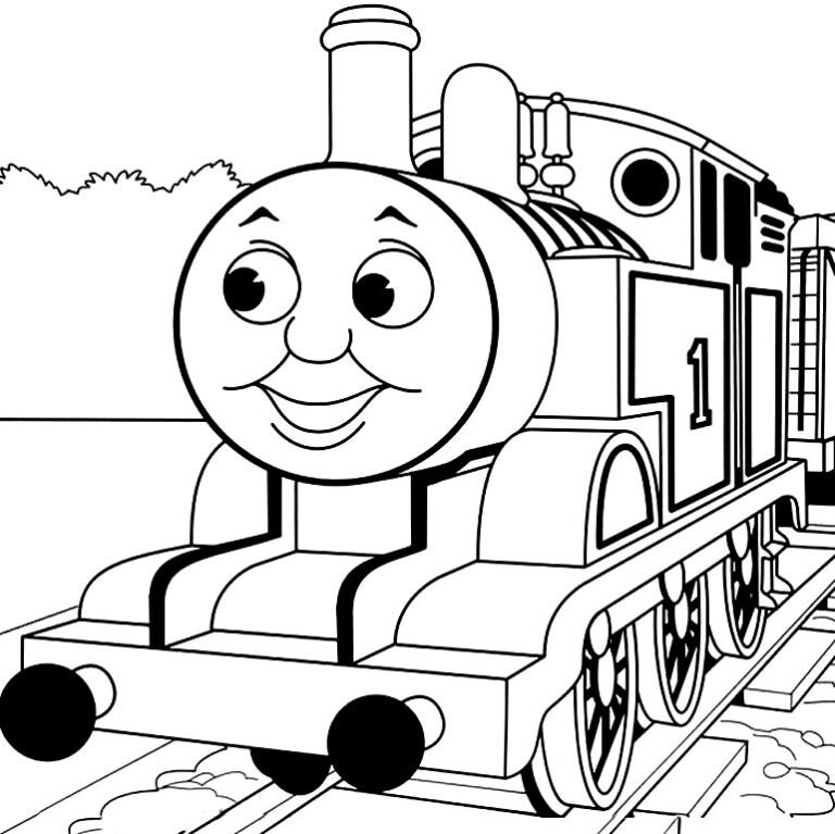 Desenhos Para Imprimir E Colorir De Thomas, O Trem E Seus Amigos