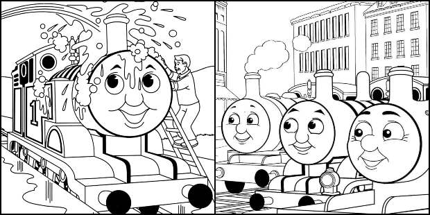 Desenhos para colorir de Thomas e Seus Amigos