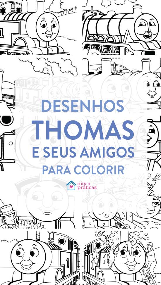 Desenhos para colorir de Thomas e Seus Amigos