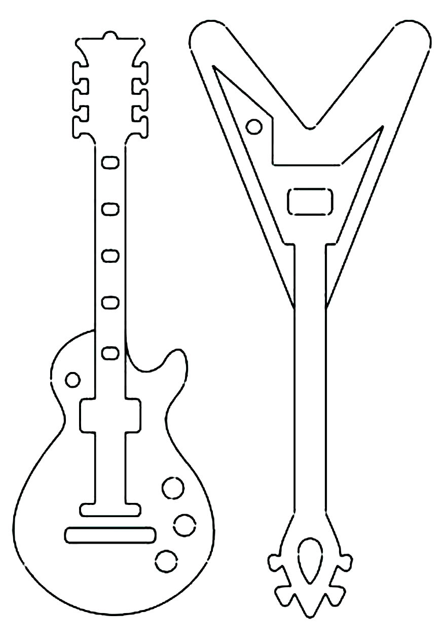 Desenho de guitarras