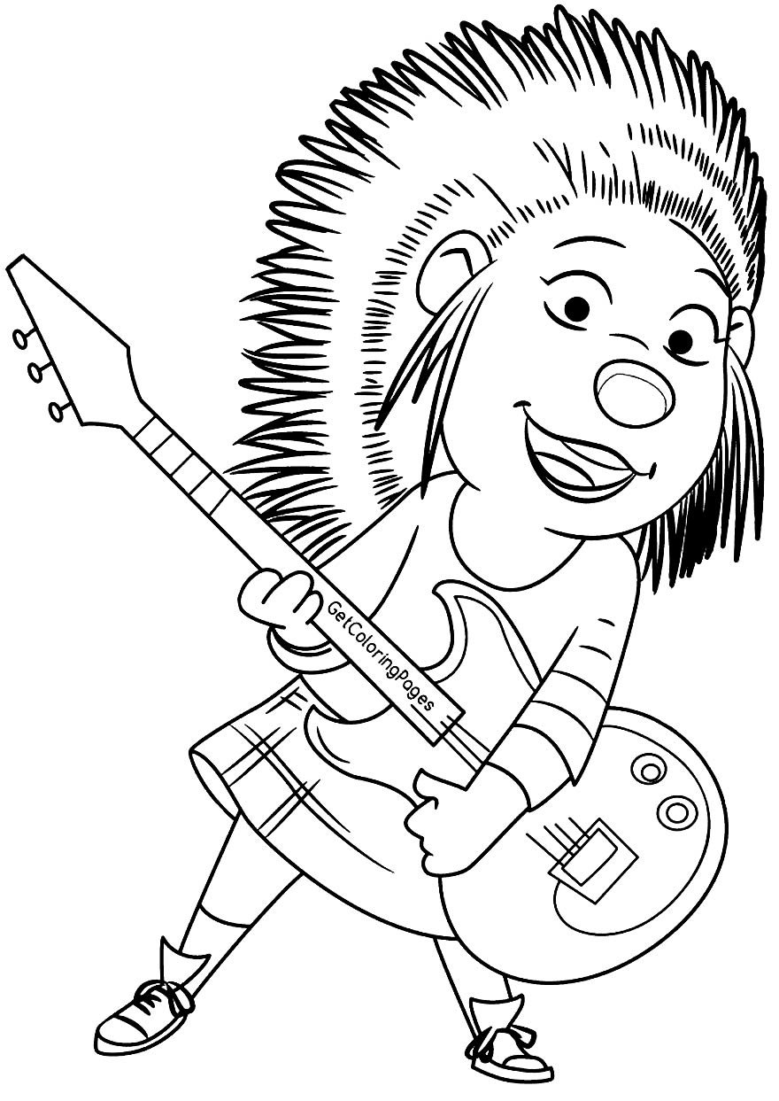 Desenho de guitarra