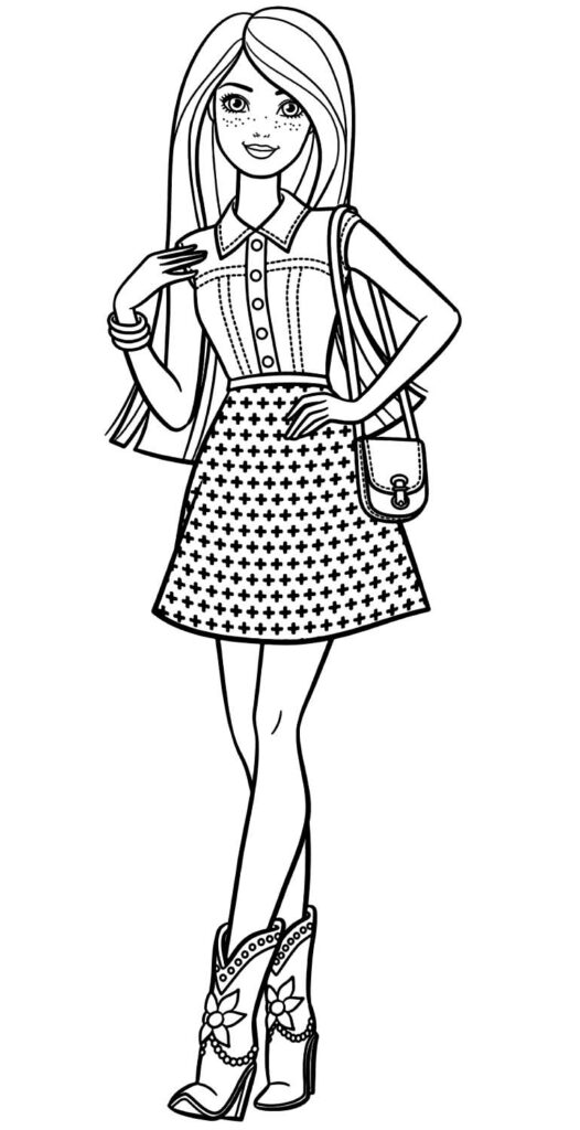 Desenhos para colorir da Barbie - Dicas Práticas