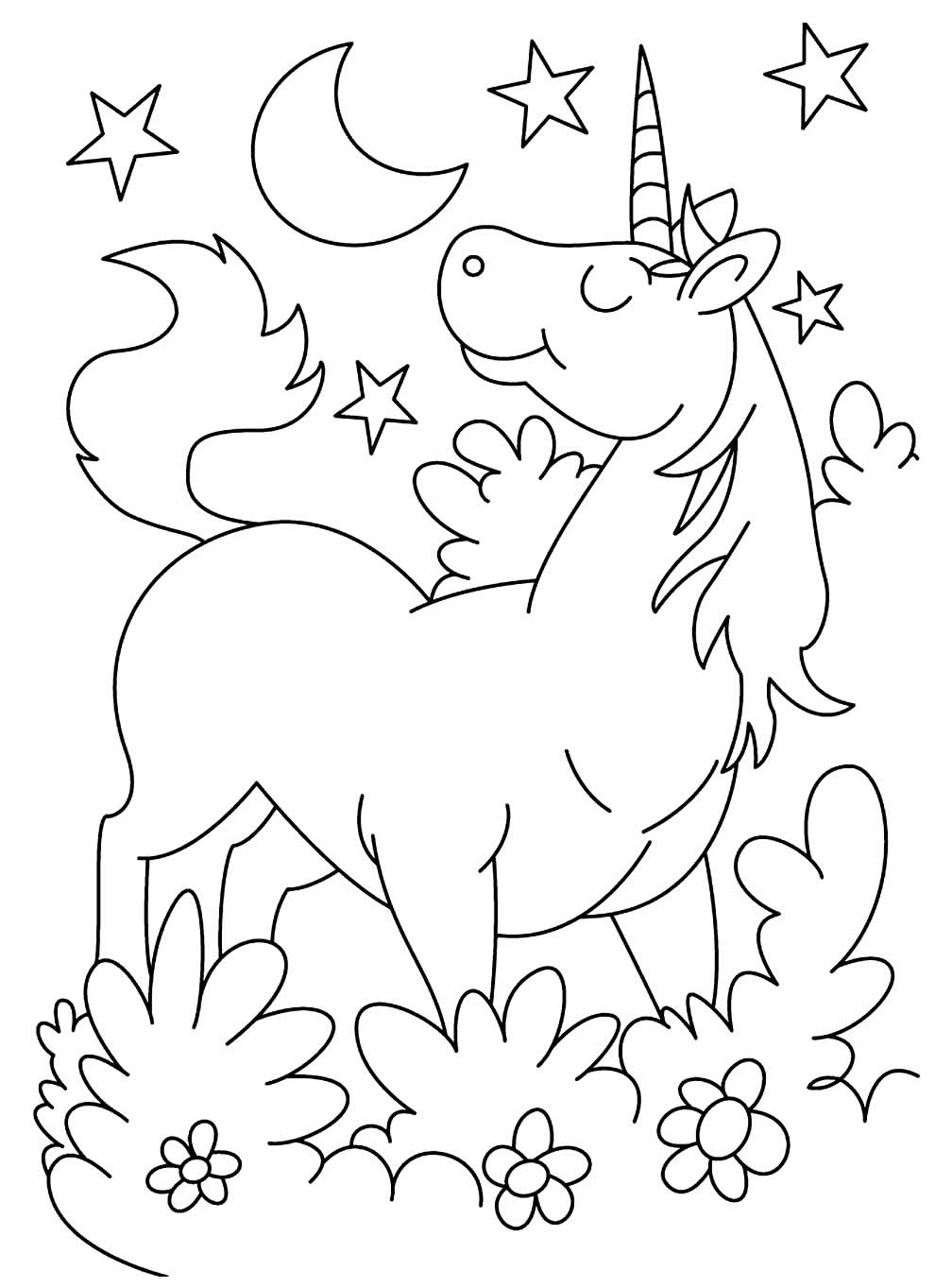 Fotos de Unicornio para colorir, Imagens de Unicornio para colorir sem  royalties