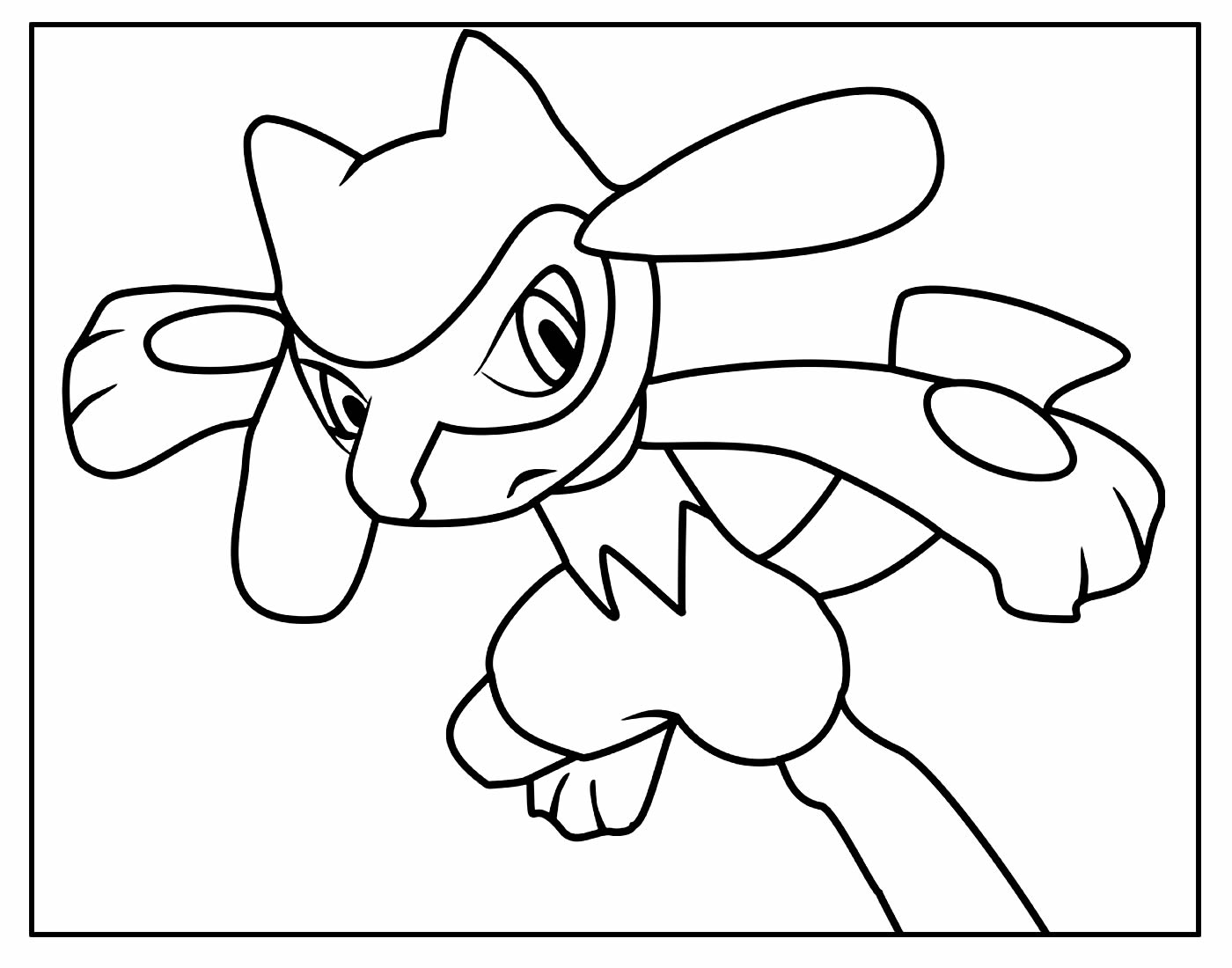 Desenho para pintar de Pokémon