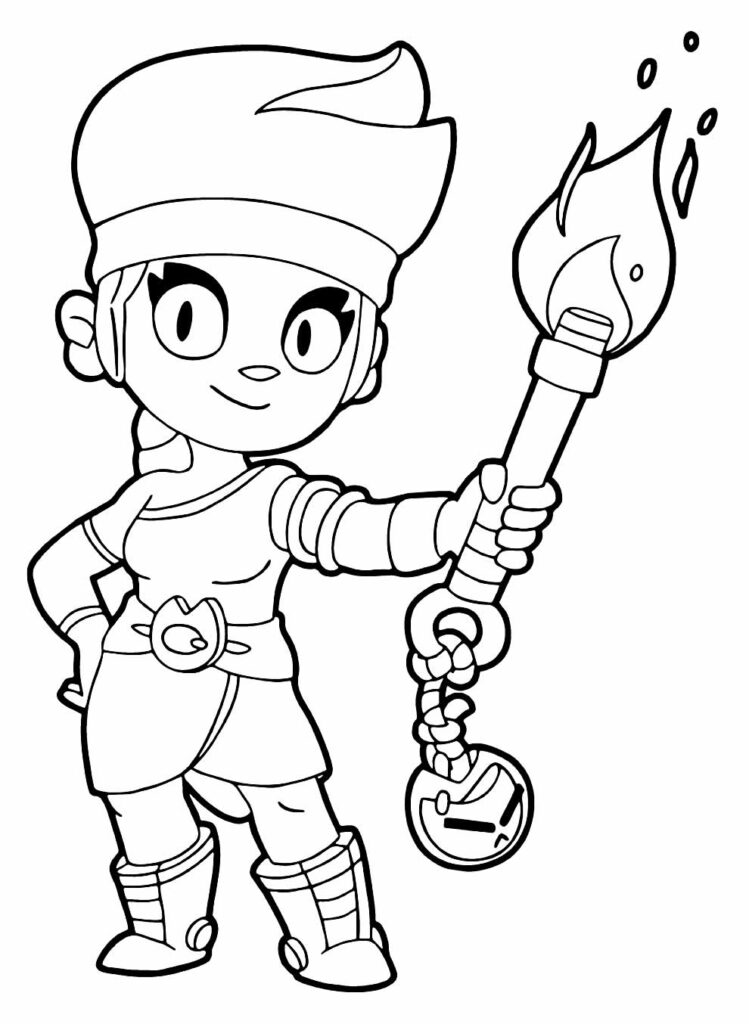 50+ Desenhos de Brawl Stars para colorir - Dicas Práticas