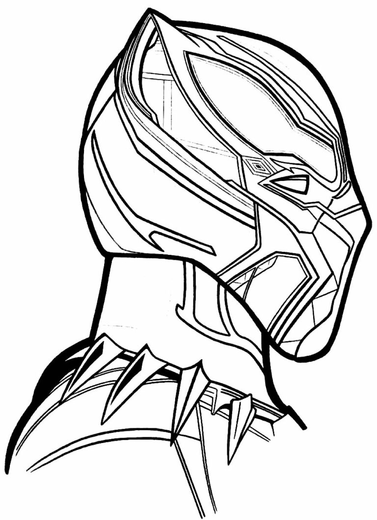 50+ Desenhos para colorir do Pantera Negra - Dicas Práticas