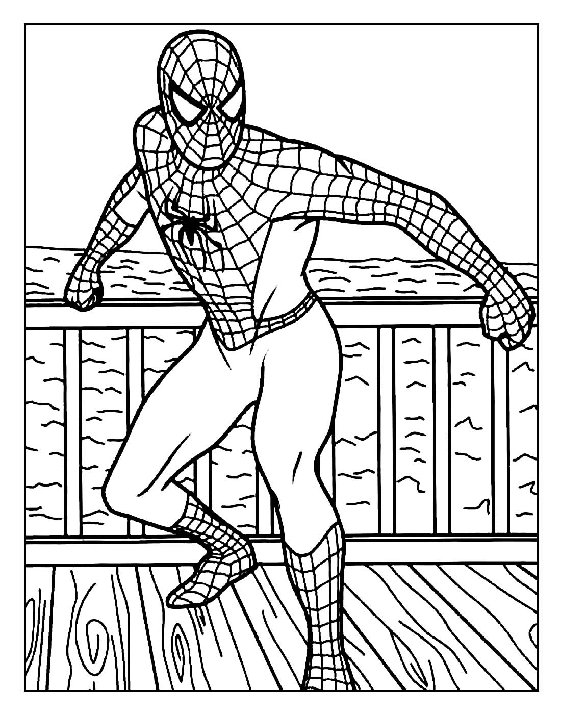 60 Desenhos do Homem Aranha para Colorir - Amor de Papéis