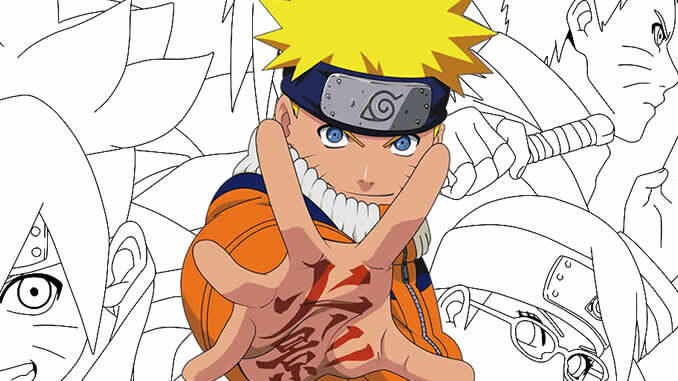 Desenhos para colorir do Naruto