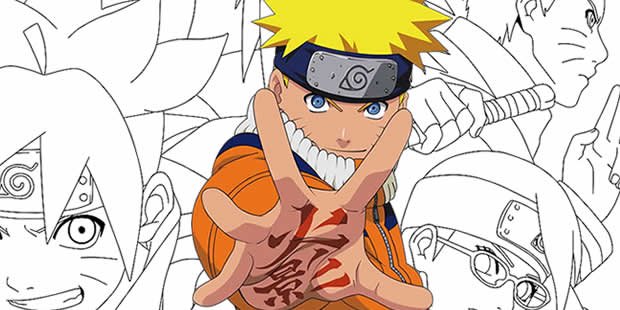 Como desenhar o Naruto - Parte 2 - pintura 