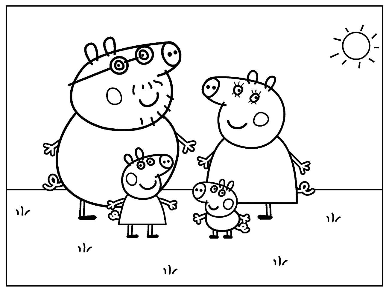 Desenhos Da Peppa Pig Para Colorir - Desenhos Para Desenhar