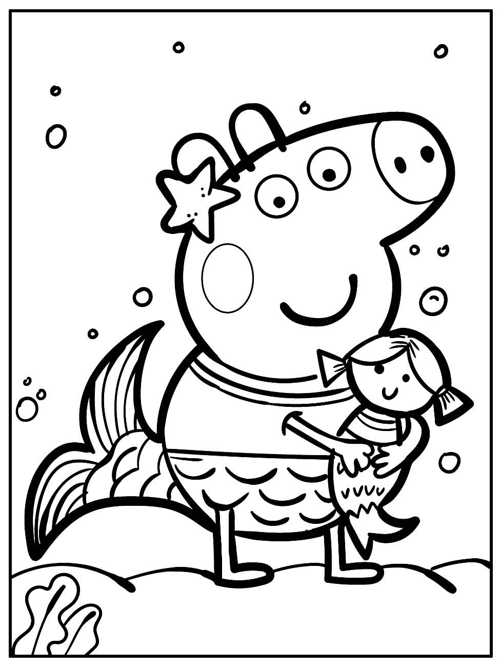 Desenhos do Peppa Pig para colorir