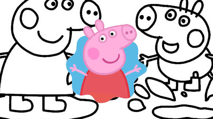 Desenhos da Peppa Pig para colorir