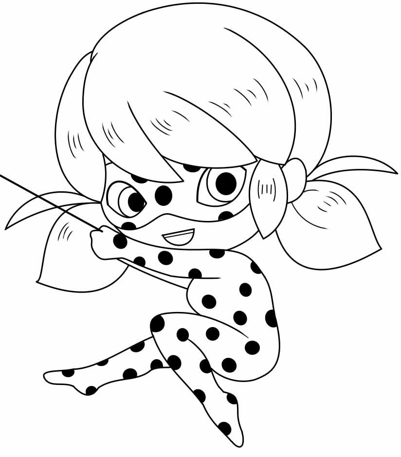 Imagem da Ladybug para colorir